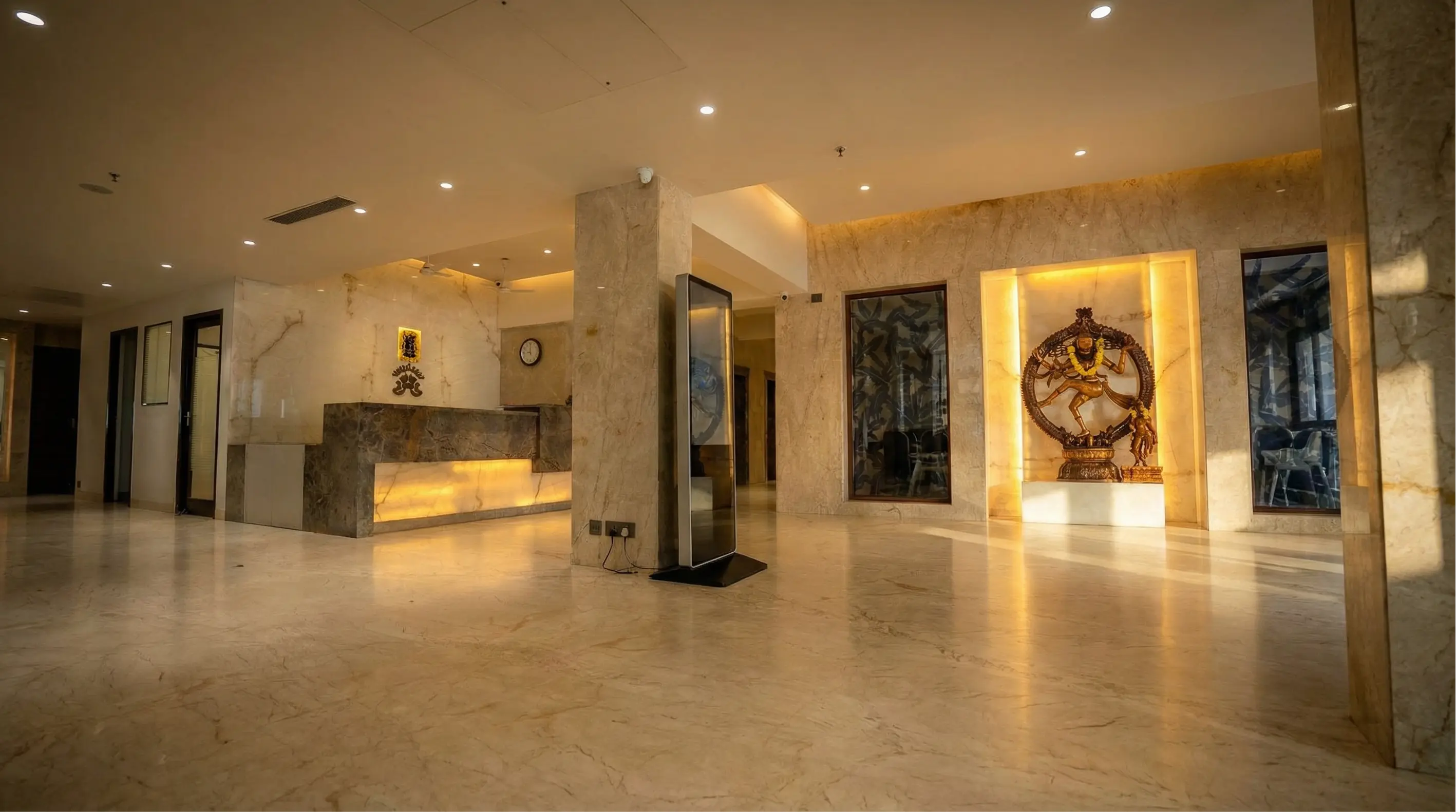 Hotel lobby and reception