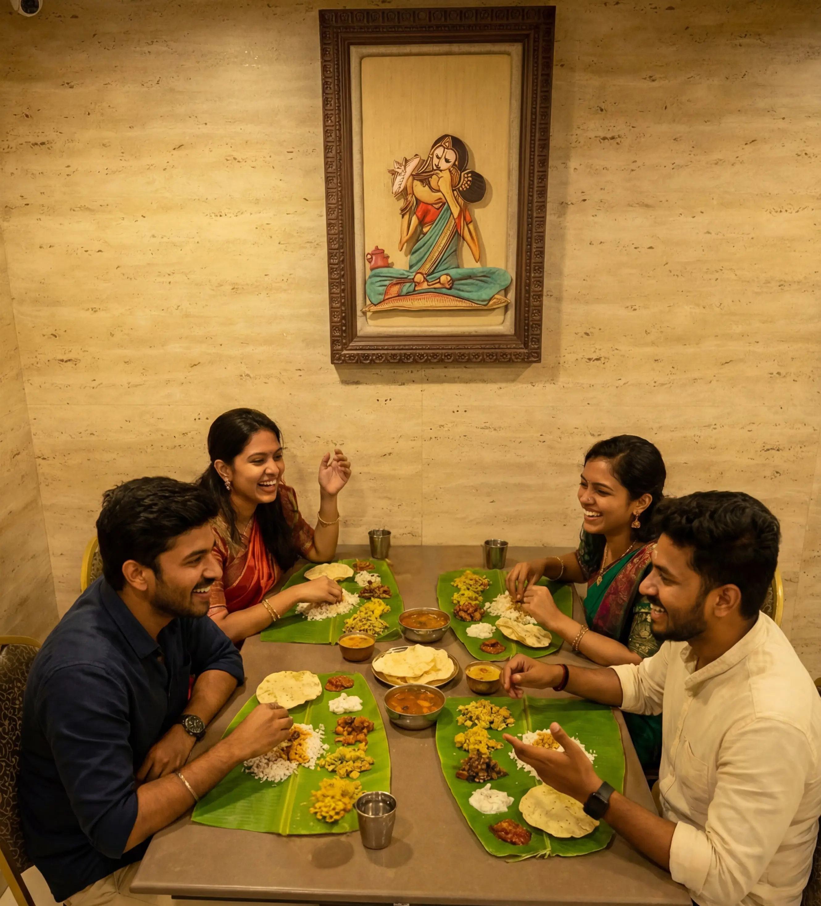 South Indian filter coffee in a traditional tumbler and dabarah